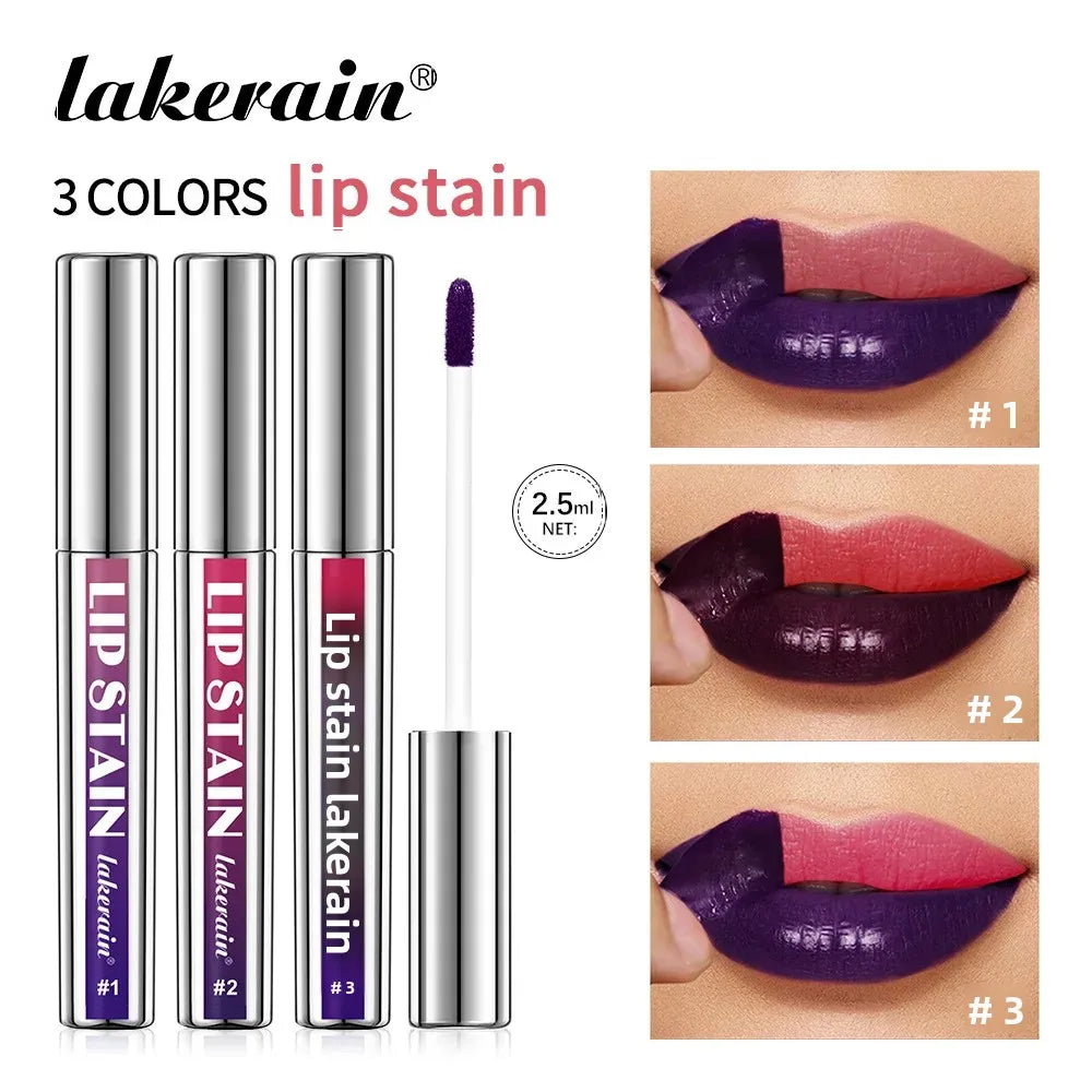 Lakerain Peel-Off Lip Stain – Matte Waterproof Lip Tint