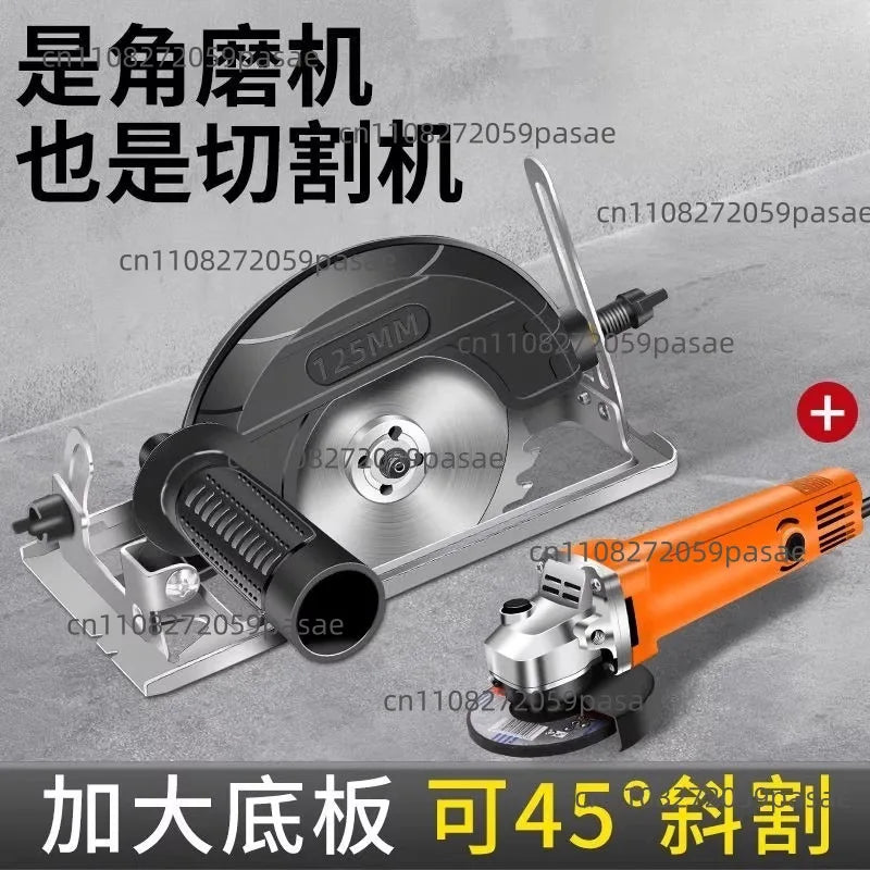Angle Grinder to Circular Saw Adapter | 0–45° Wood Cutter