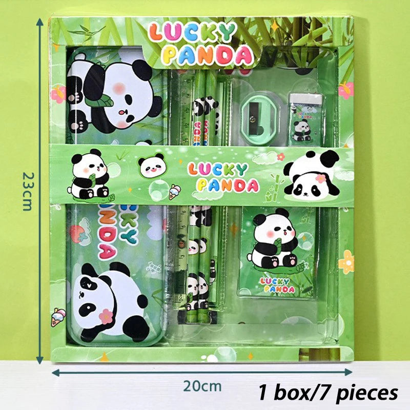 Cute Cartoon Stationery Sets Student Rewards Kindergarten Class Prizes Children's Learning Supplies Oasis Select one size E