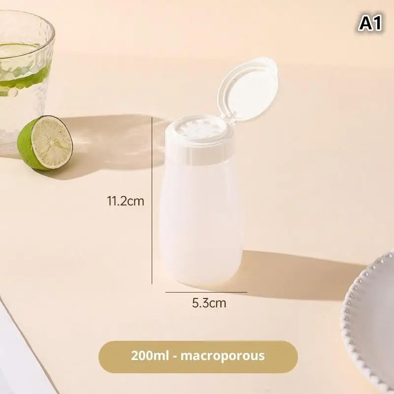 Kitchen Plastic Spice Bottle Barbecue Seasoning Bottle With Lid Salt Pepper Shaker Pepper Shaker Dustproof Mini Seasoning Jar Oasis Select A1
