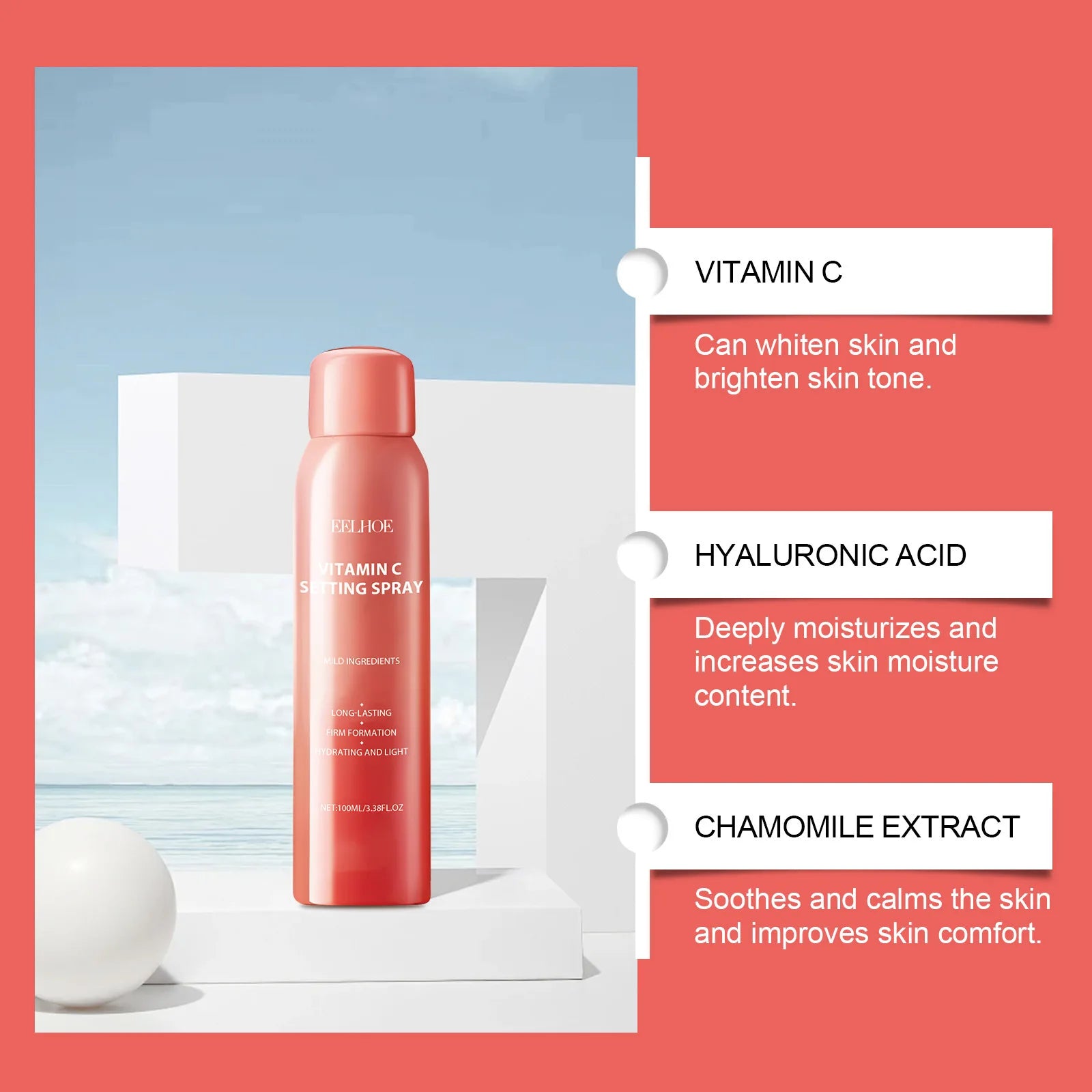 EELHOE Matte Makeup Setting Spray – Waterproof, Oil Control Makeup Setting Spray Oasis Select