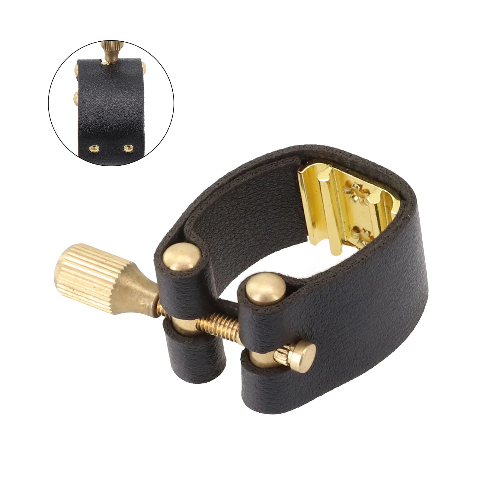 Alto Saxophone Ligature Clamp Mouthpiece Clip Mouthpiece Protection For Musical Accessories Bakelite Flute For Jiaomu Flute Head Oasis Select