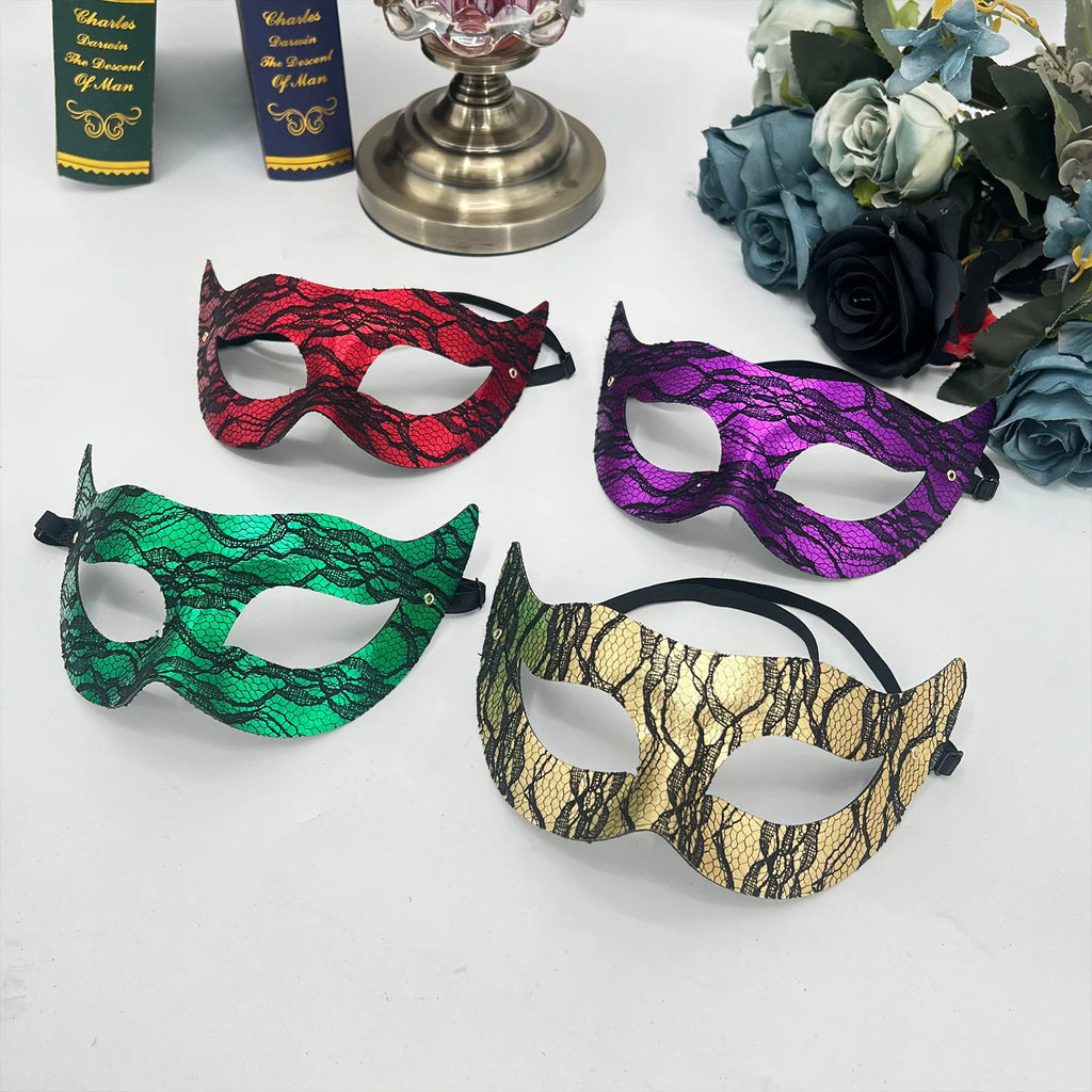 PVC Princess Half-Face Masquerade Mask | Halloween Carnival