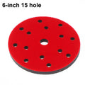 6-Inch 15-Hole Sponge Sanding Buffer Pad for Orbital Sanders