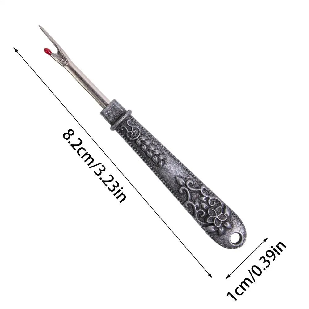 Seam Ripper Tool Vintage Thread Ripper Tool Metal Thread Ripper Unpicker Versatile Sewing Seam Cutter For Removing Sewing Thread Oasis Select Silver