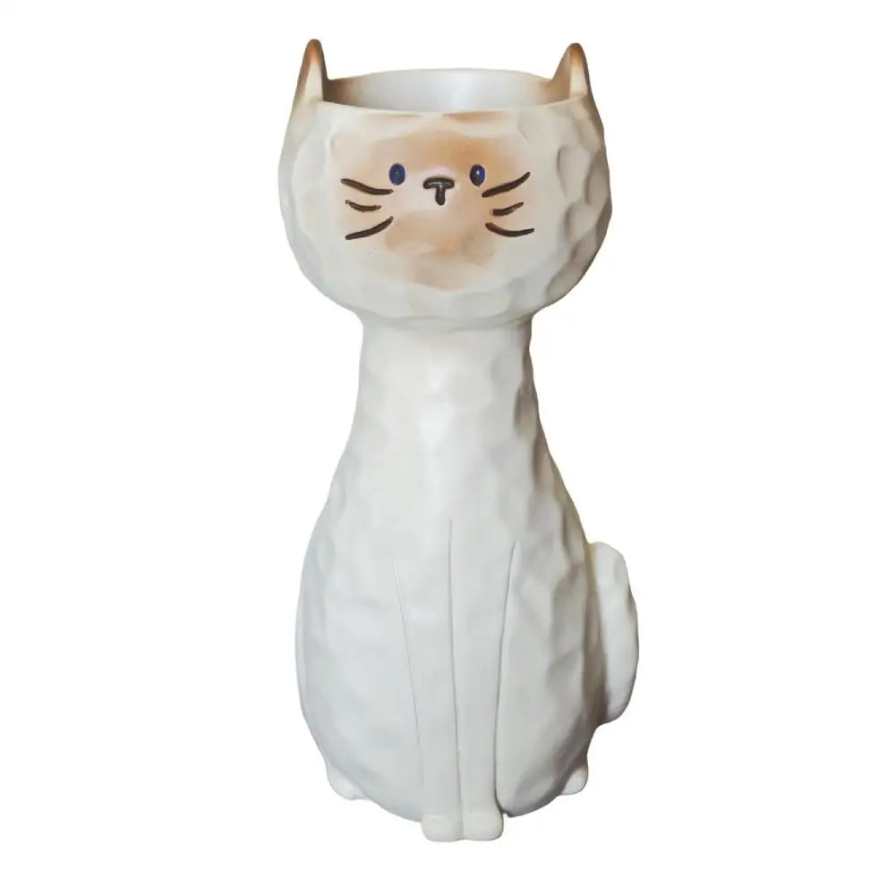 1Pc Cartoon Standing Cat Flower Pot Resin Succulent Planter Creative Tabletop Ornament Home Living Room Desktop Plant Pot Decor Oasis Select 1pcs