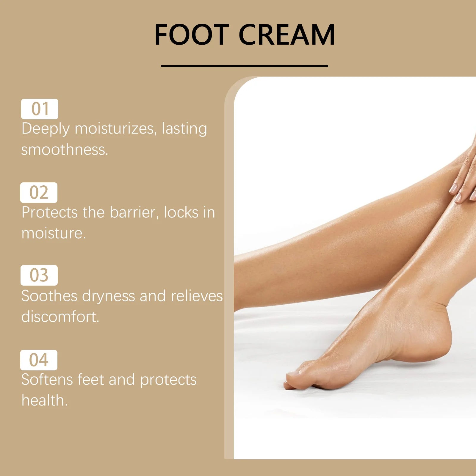 WOODSLEEP Exfoliating Foot Cream – Intensive Moisturiser 60g