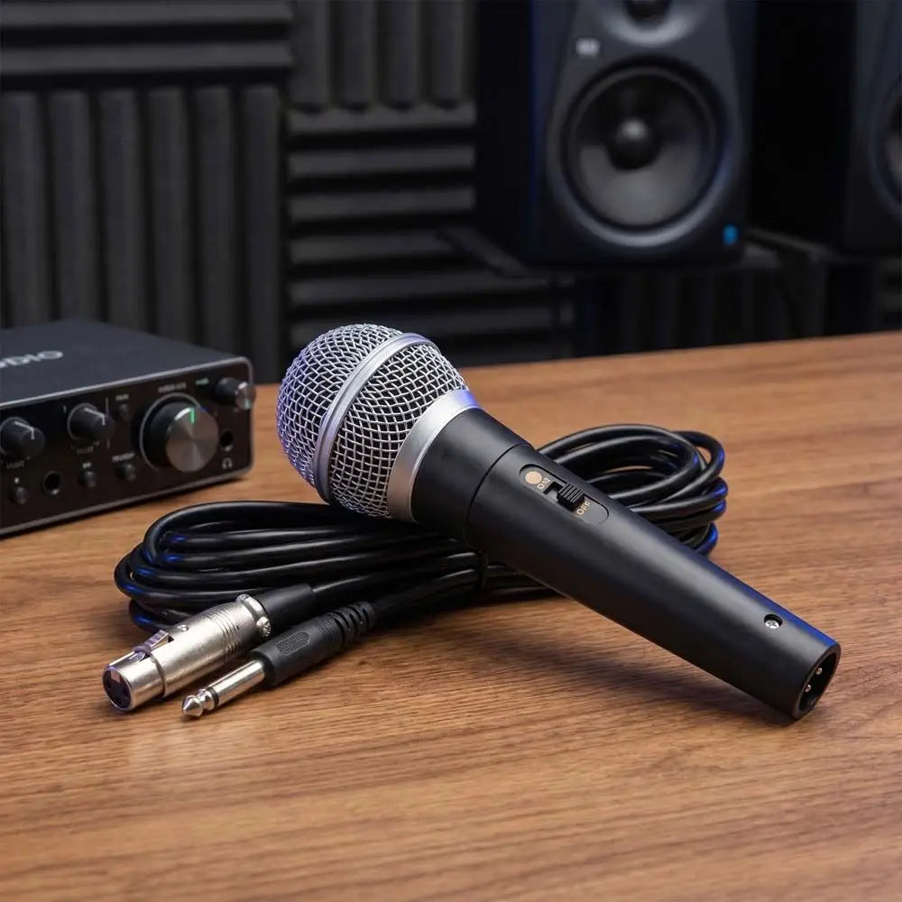 Church Professional Wired Microphone Noise Suppression Karaoke Microphone Dynamic Microphone High-end Karaoke Microphone Studio Oasis Select