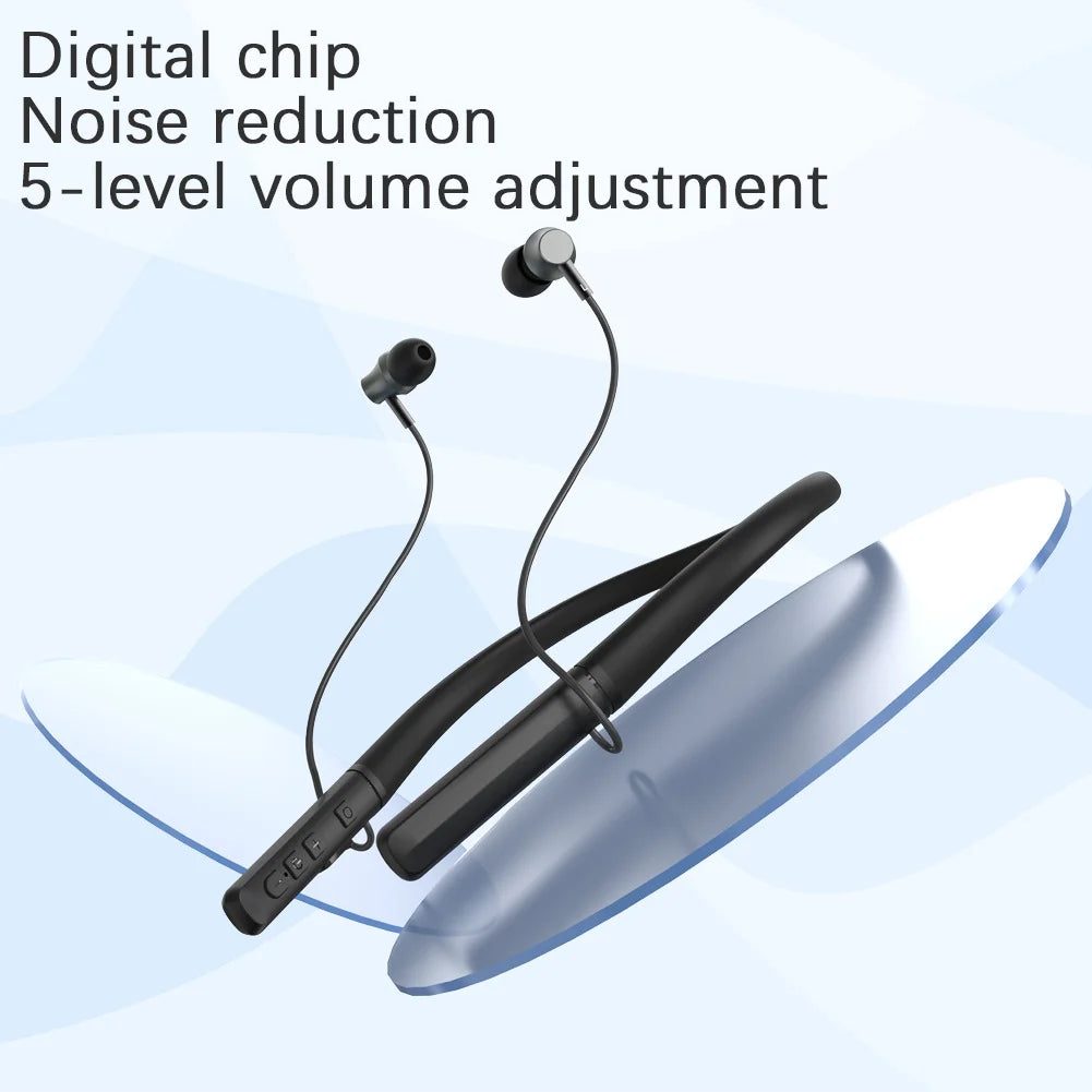 Neck strap hearing Wireless Bluetooth Ear Machine Noise Canceling Headphones For The Elderly Rechargeable Hearing Aid amplifier Oasis Select