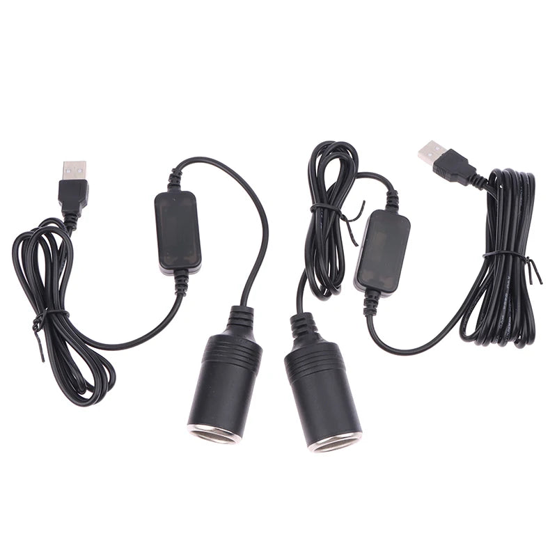 1PC Vehicle Interior Accessory, 5V To 12V Car Cigarette Lighter Socket USB Adapter Plug Connector Oasis Select