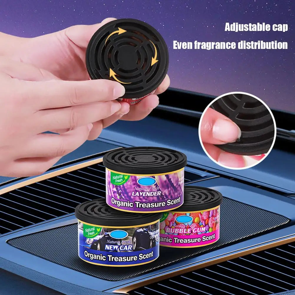 Car Air Freshener Coffee Scent – Long-Lasting Wood Block