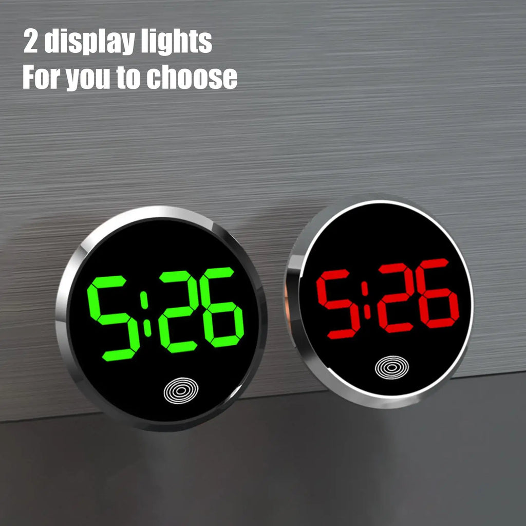 LED Car Clock Luminous Automobiles Internal Stick-On Mini Digital Clocks Auto Ornament Car Accessories Oasis Select