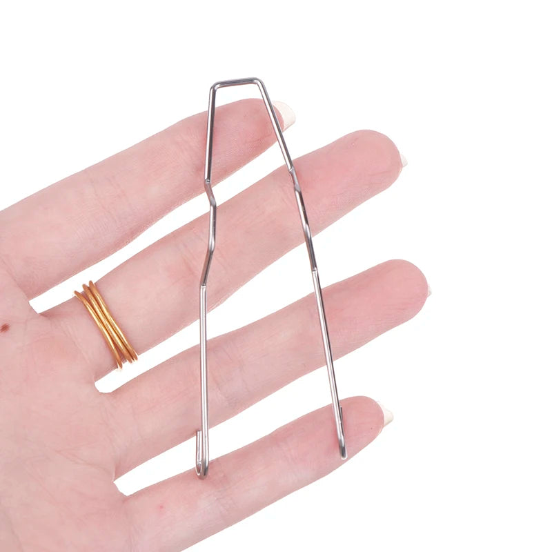 6Pcs Metal Headlight Bulb Spring Clips For H1 H3 H4 H7 Car Headlamp Light Bulb Retainer Spring Clips Buckles Oasis Select