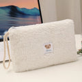 Large Plush Travel Makeup Bag & Cosmetic Organizer Pouch