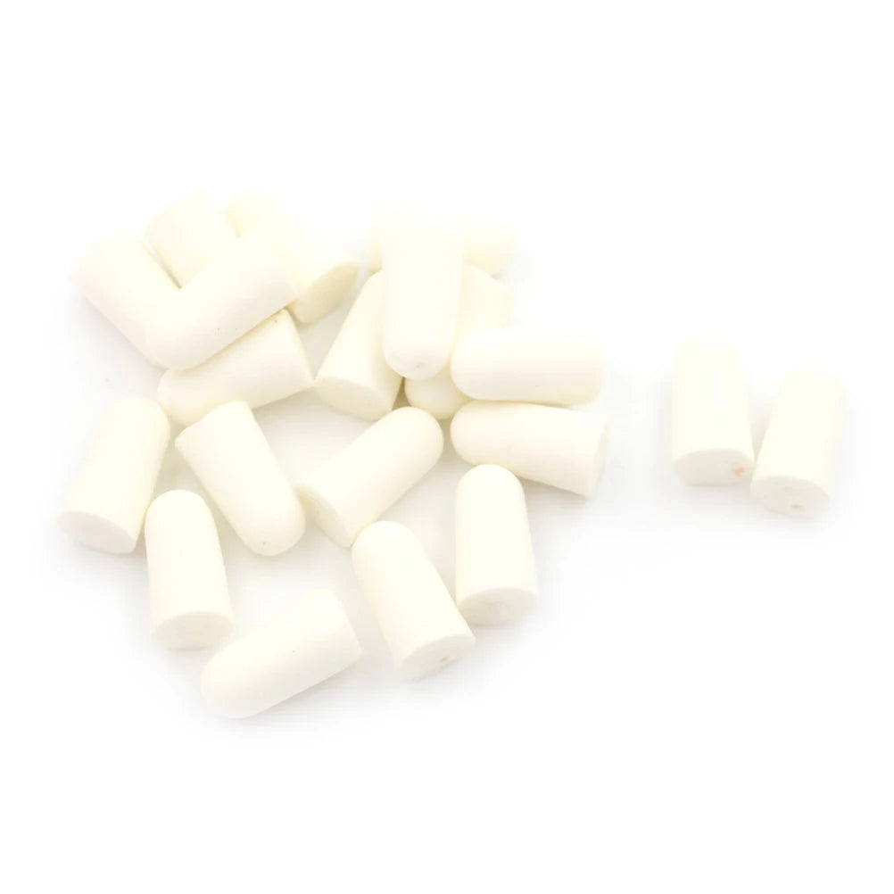 20pcs Universal Ultra Soft Foam Earplug Noise Cancelling Rebound Ear Plugs For Sleeping Snoring Work Loud Sound Reduction Oasis Select 0 White