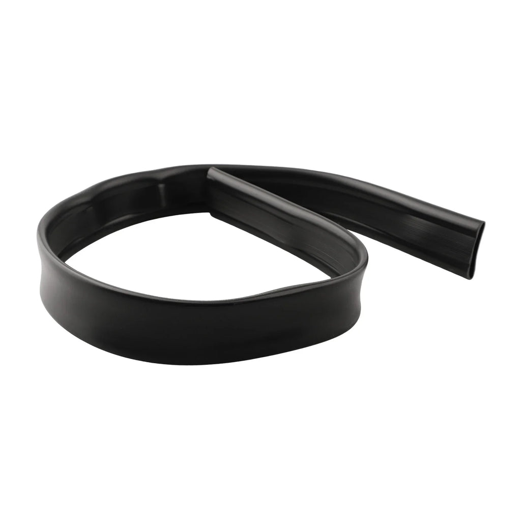 PVC Flexible Door Bottom Sealing Strip 93cm Rubber Under Door Draft Stopper Sealing Strip Household Replacement Hardware Supplie Oasis Select black China Mainland