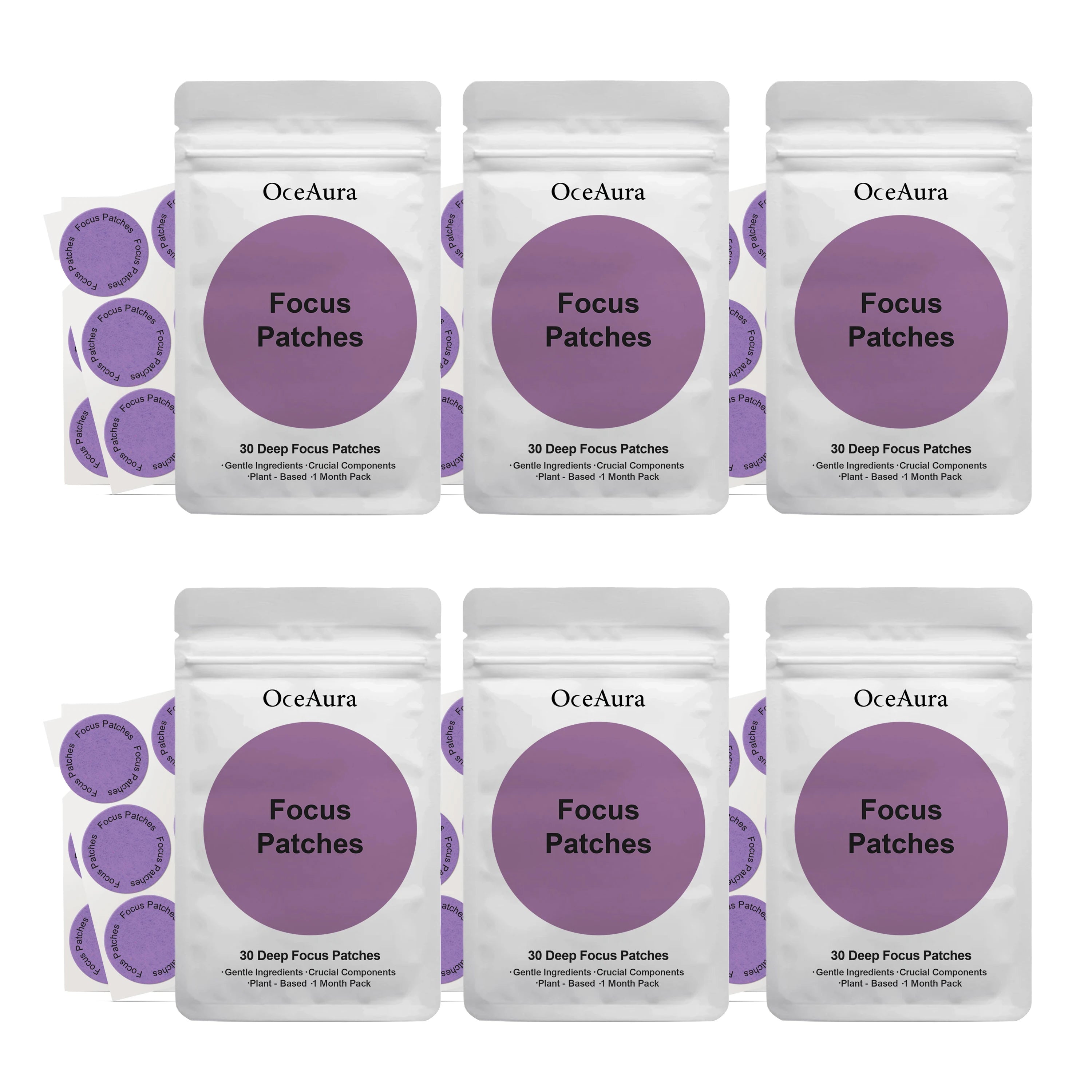 OceAura Slimming Patches – Fat Burning & Belly Tightening (30 ct) Slimming Body Patch Oasis Select 6pcs