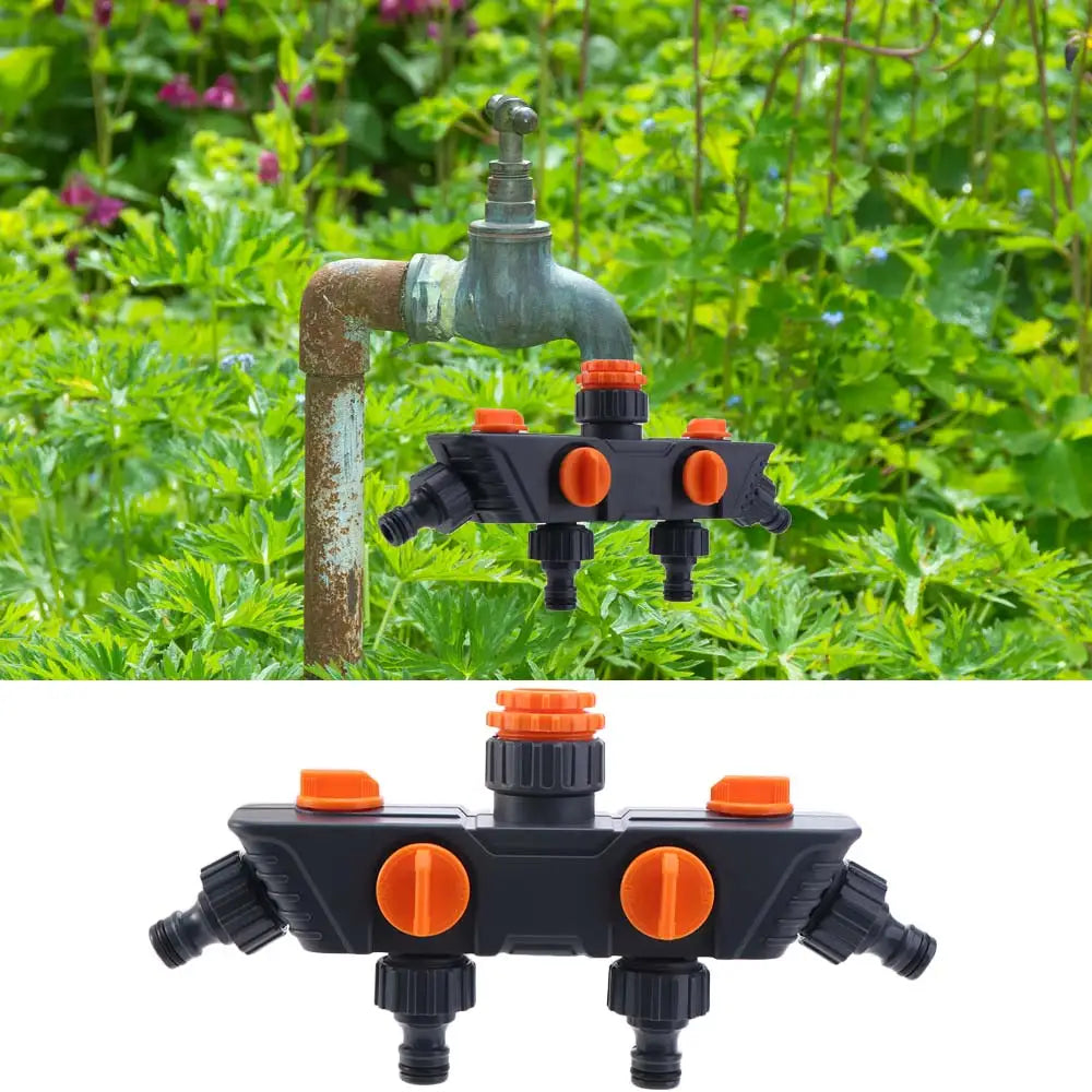 Four Independent Switches Hose Diverter Faucet Faucet Diverter Hose Connector Water Connector Pipe Splitter Tap Hose Connector Oasis Select
