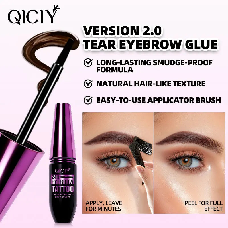 Waterproof Tear-Off Eyebrow Dye Cream – Long-Lasting Color Eyebrow Dye Cream Oasis Select