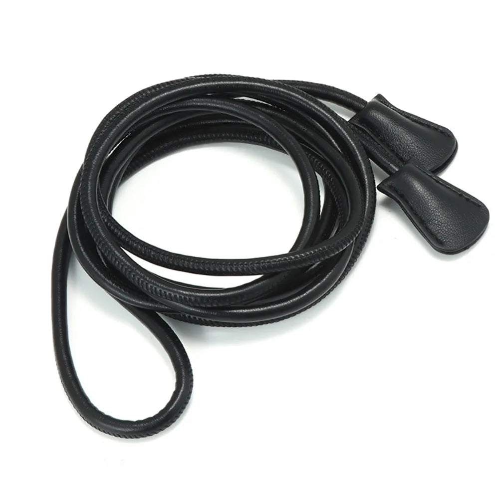 Waist Decoration Luxury Trendy Design Knotted Belt Vintage Versatile Punk Waistband Waist Tie Rope Oasis Select Black