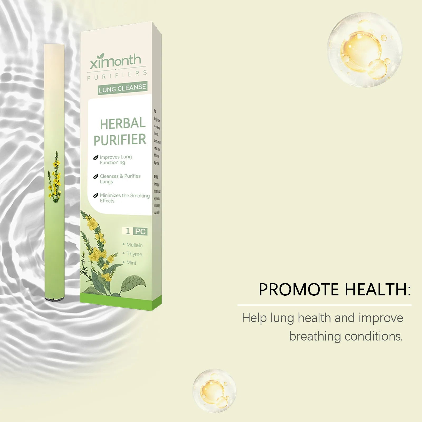 Ximonth Herbal Aromatherapy Inhaler Pen – Refresh & Energize