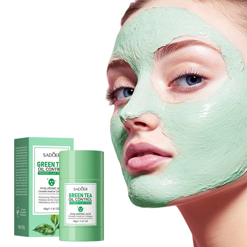 Mugwort Mud Mask Stick 40g – Oil Control & Deep Cleansing