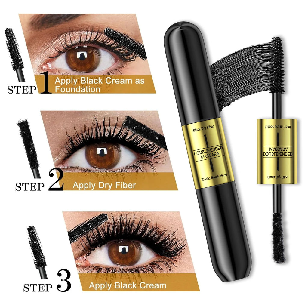 Hello Kiss Silk Fiber Mascara – Waterproof, Curling & Lengthening