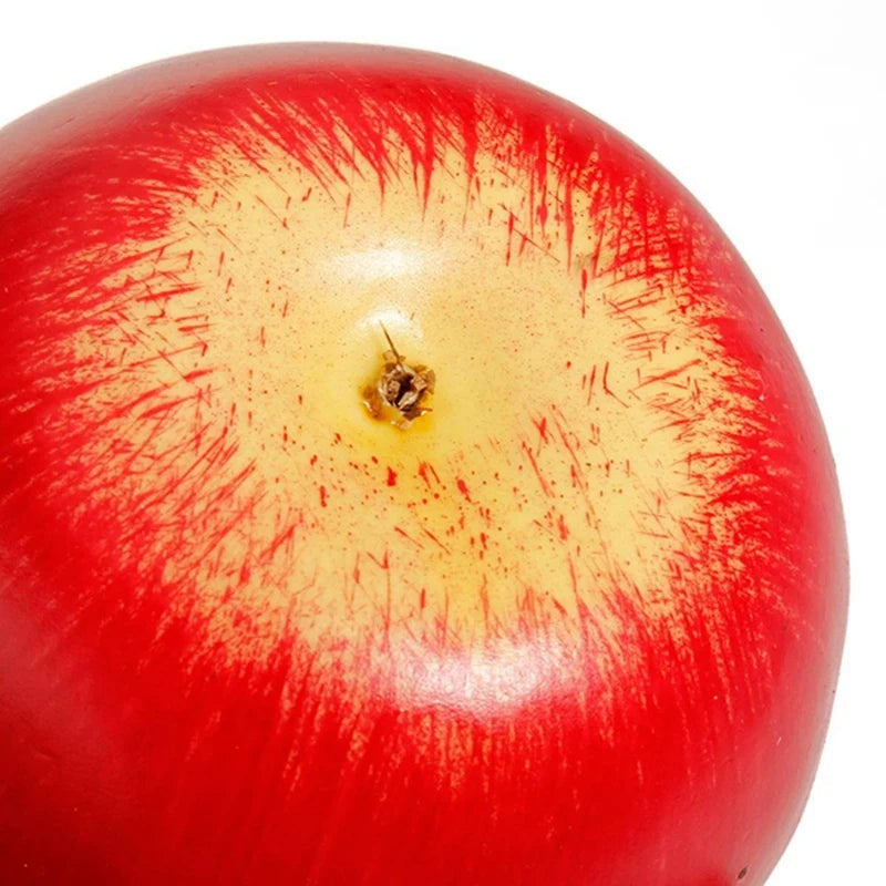 Decorative Artificial Apple Plastic Fruits Imitation Home Decor 12Pcs Red Oasis Select