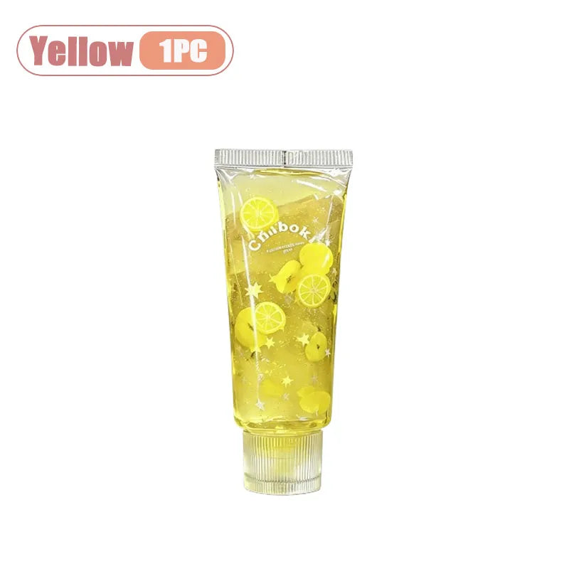 1-10PCS Toothpaste Tube Soft Gel Squishy Slow Rising Stress Relief for Adult Fidget Sensory Decompression Cute Pocket Gadget Oasis Select Yellow-1PC