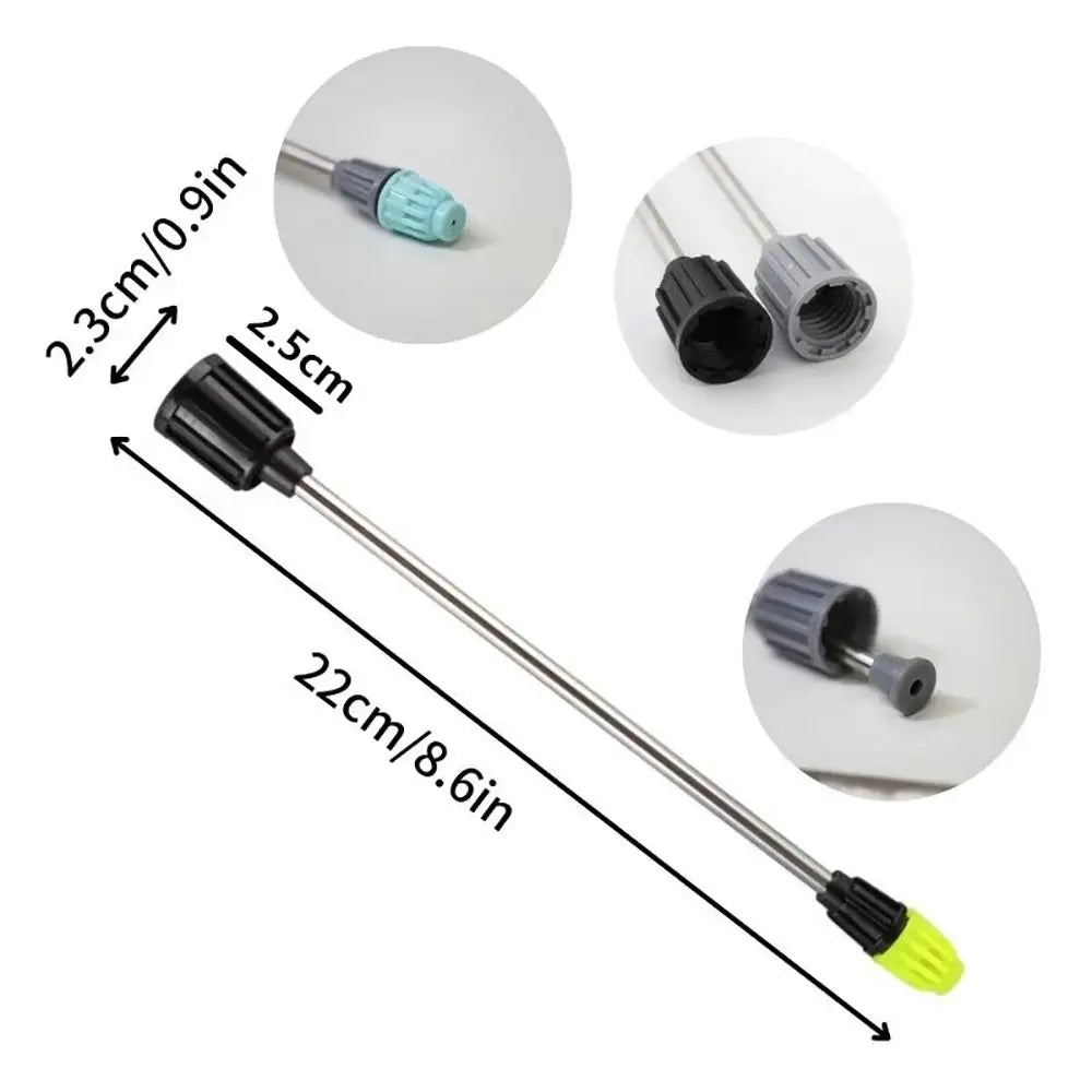 4Pcs Portable Spray Bottle Extension Rod Plastic 22cm Pressure Pot Spray Nozzle Hand Operated Long Nozzle Oasis Select