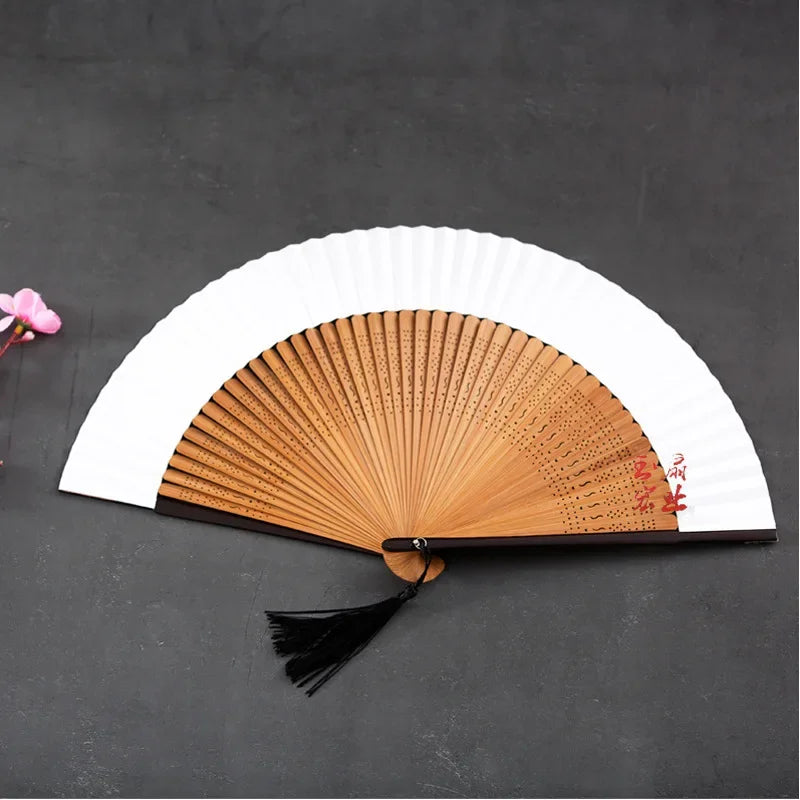 Chinese Style Ladies Portable Small Fan Gift Folding Fan Dance Hanfu Folding Fan Oasis Select 3