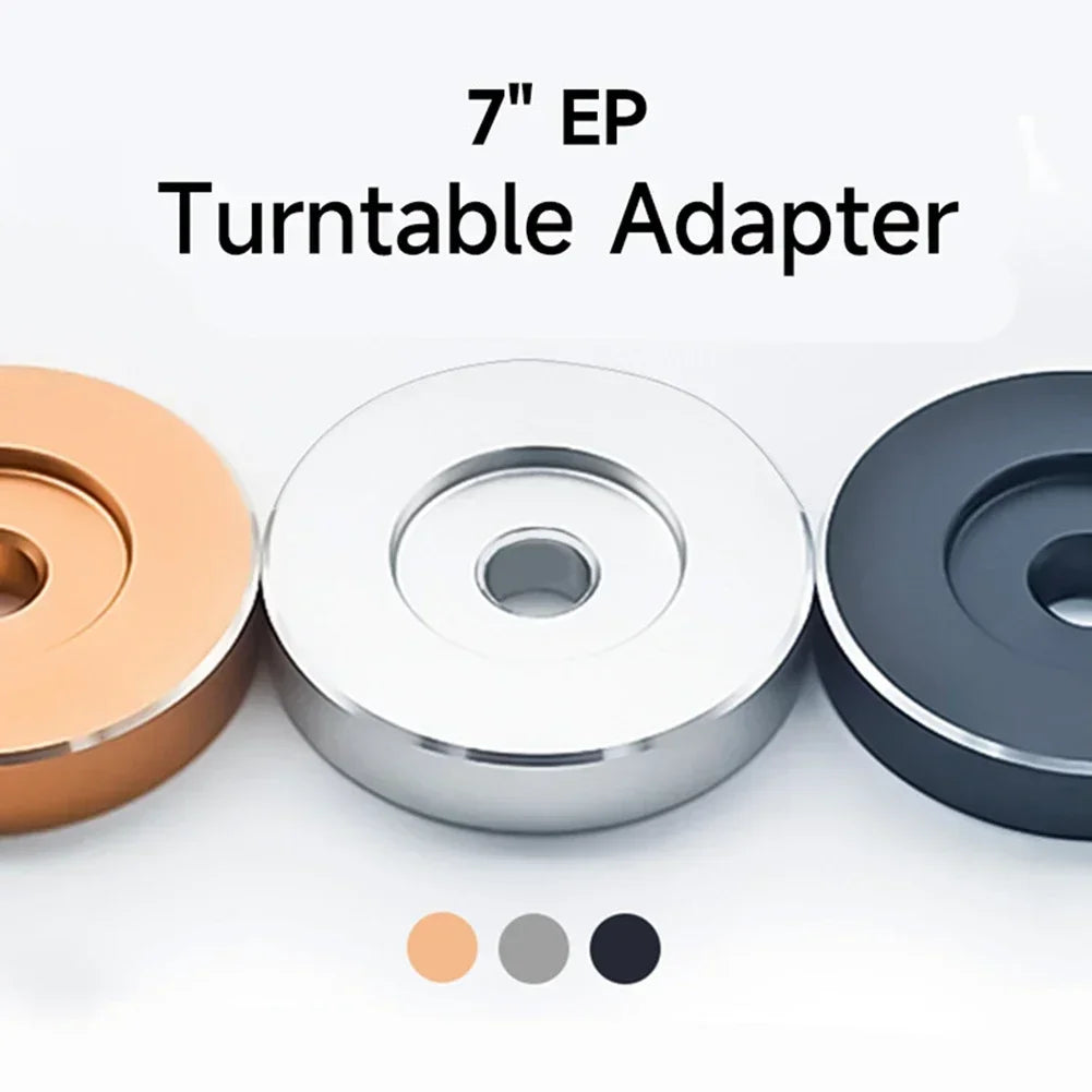 45 RPM Vinyl Record Center Adapter | Aluminum Big Hole 1.5"