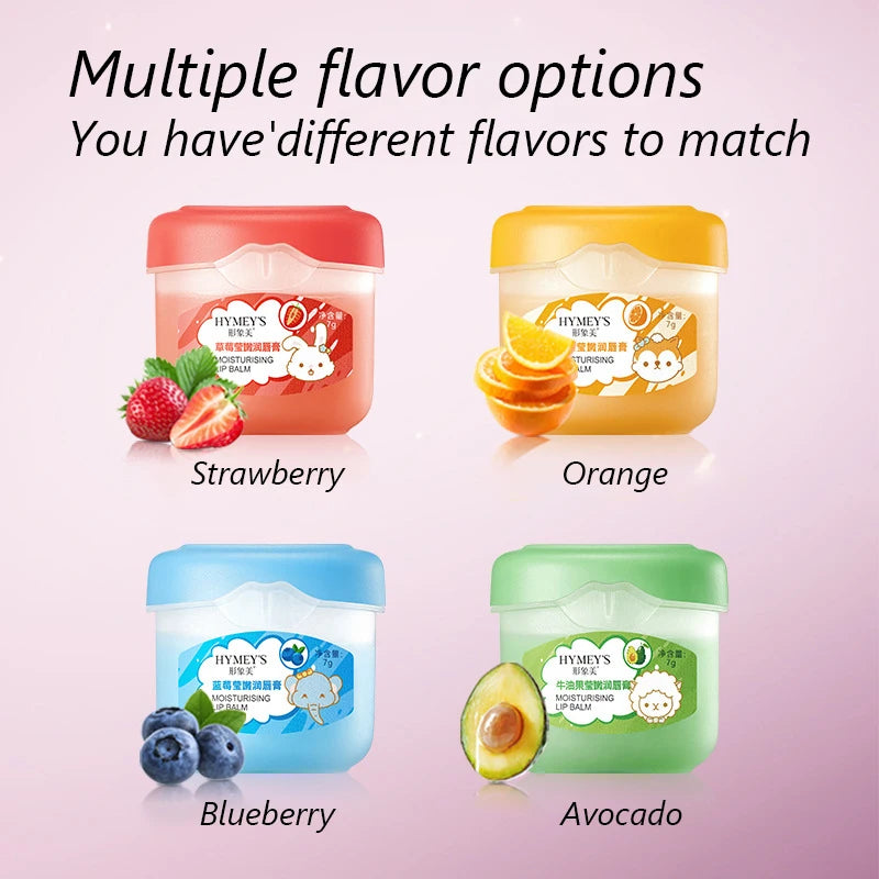 SADOER 6-Piece Fruit Lip Balm Set – Moisturizing & Plumping Lip Balm Set Oasis Select