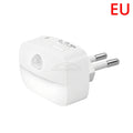 PIR Motion Sensor LED Night Light – 3 Colors, EU & US Plug