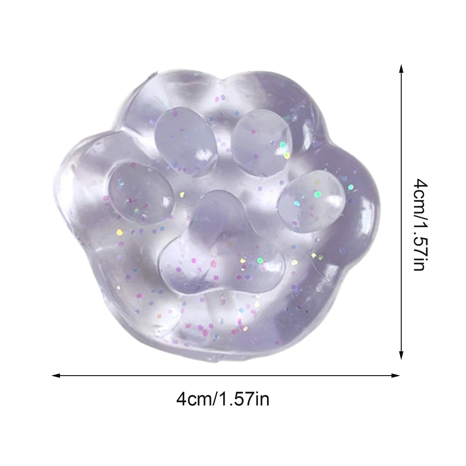 Squeeze Paw Toy 1PC Cat Paw Pinch Toy Stress Relief Soft Fidget Toy Relax Squeeze Toy Slow Rebound Stress Relief Cat Claw Toy Oasis Select Light purple 1PC