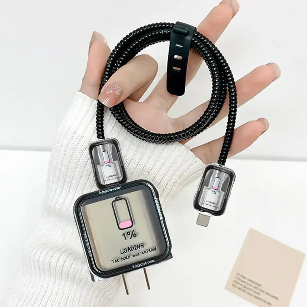 18W 20W Charger Protector Case USB Cable Cover Charging Data Cord Winder Wrap Charger Case Shell for IPhone 15 14 13 12 Pro Max Oasis Select