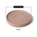 Absorbent Soap Holder Minimalist Diatomaceous Earth Soap Dish Round Tray For Bathroom Easy To Clean For Soap Holder Vanity Oasis Select Brown