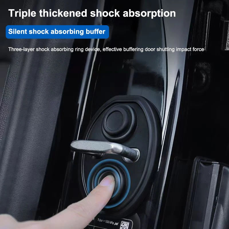 2/4Pcs Car Door Closing Shockproof Pad Silicone Cushion Mute Shock Absorber Protective Covers Car Accessories Oasis Select