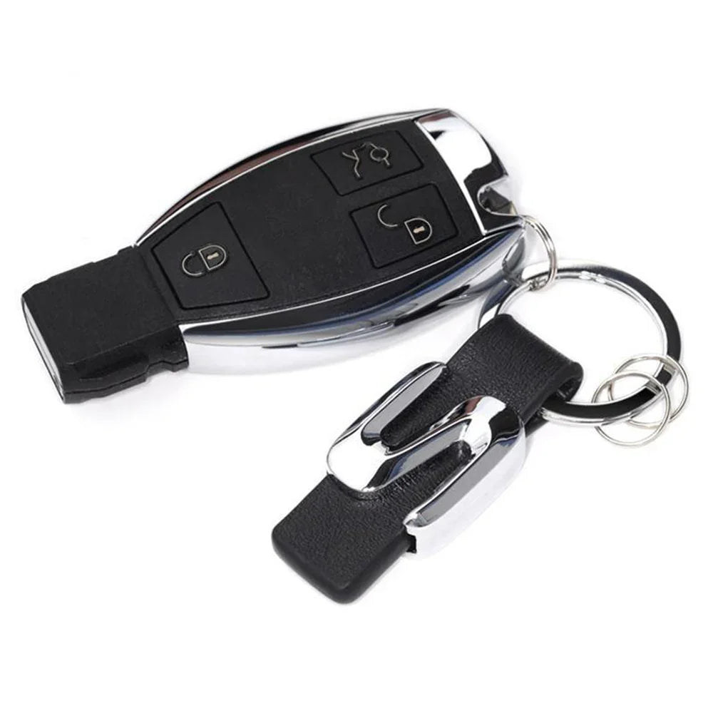 1Pcs 3D Car Key Chain Metal Letter Leather Strap keychain For Mercedes Benz A B C D E G S Class Car Keychain leather Key Rings Oasis Select