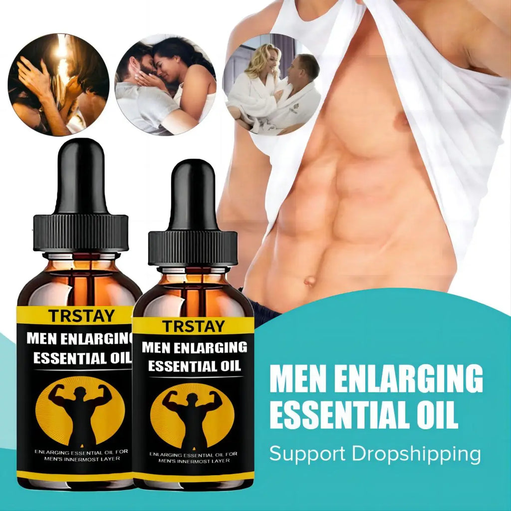 Men Enlarging Essential Oil Endurance Long-lasting Delay Growth Strong Energize Enhance Massage Strengthen Strength Oasis Select 50ml