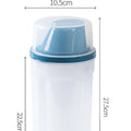 Kitchen Supplies Transparent Plastic Storage Tank Kitchen Storage Tank Sealed Fresh Milk Powder and Grains Storage Tank Oasis Select Blue 1500ML