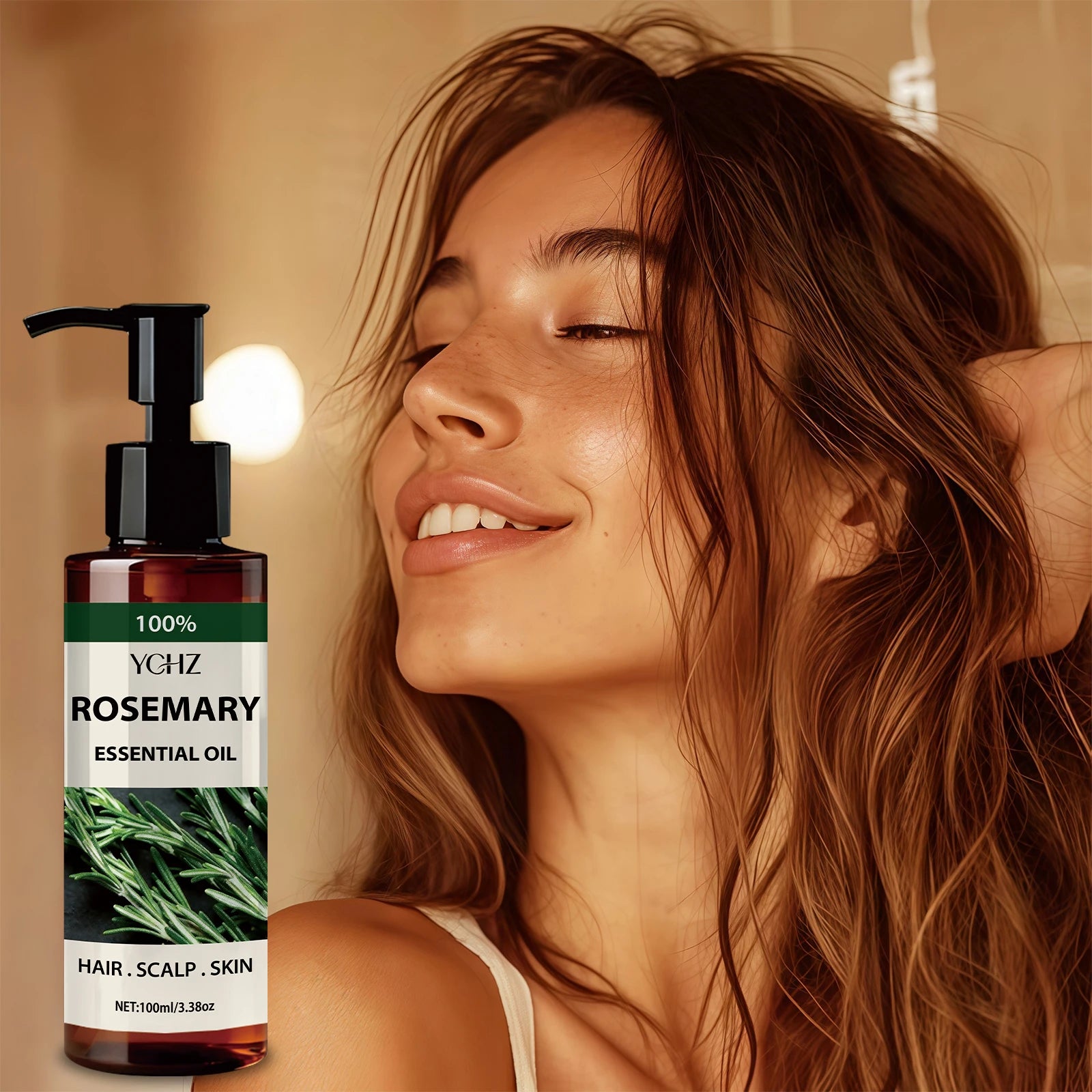 Biotin & Rosemary Hair Oil – Smooth, Moisturize & Add Shine