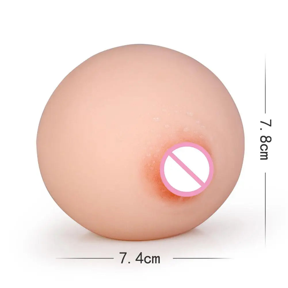 Silicone Artificial Simulated Breasts Men's Masturbation Sex Toys Realistic Soft Chest Vagina for Man Sexy Boobs Pocket Pussy Oasis Select
