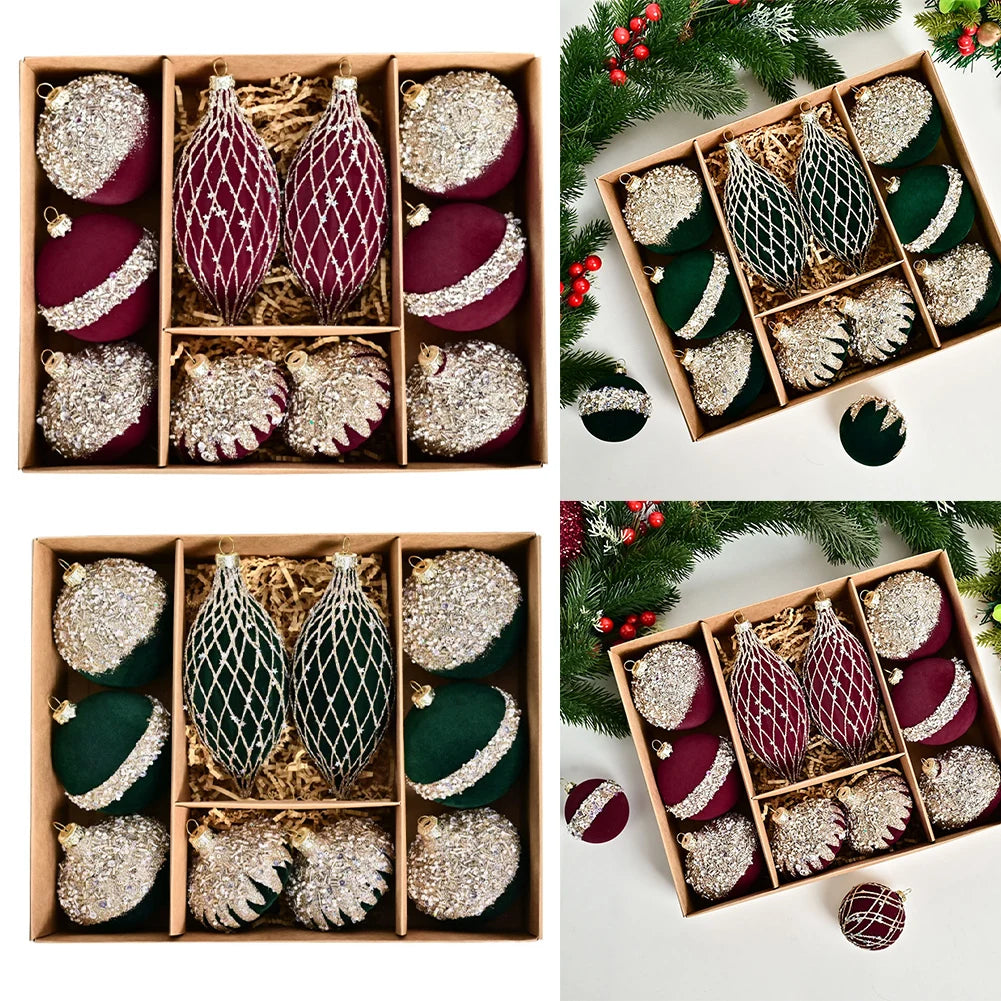 Decorative Ornaments Christmas Balls Holiday Decor Christmas Celebration Hanging Christmas Ball Set Christmas Pendant Oasis Select