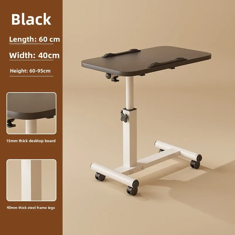 Multi-functional Household GoodsMovable Lifting Bedside Table, Living Room Sofa Side, Home Bedroom Computer Table Oasis Select Black C