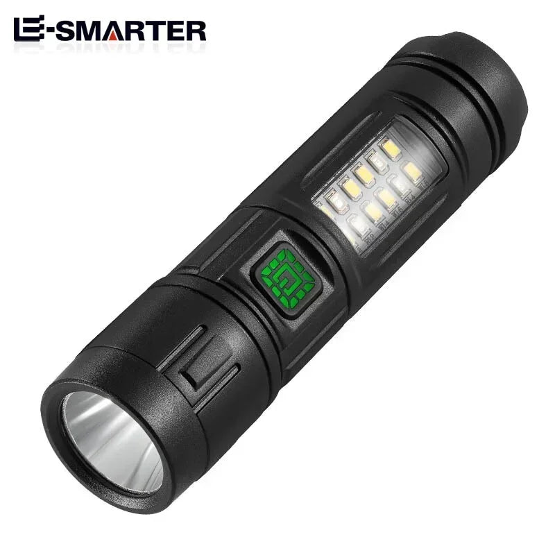Led Flashlight Strong High Power Rechargeable Led Flashlight With Battery Torch For Fishing Hunting Camping Lanter Oasis Select