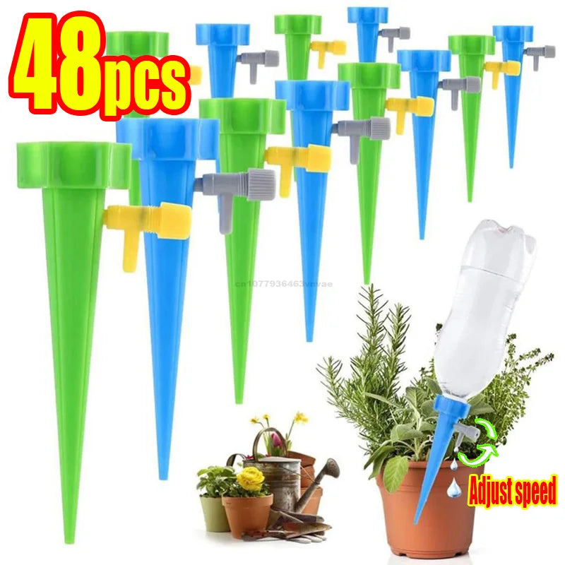 Automatic Drip Irrigation System Self Watering Adjustable for Flower Plants Greenhouse Garden Auto Water Dripper Device Oasis Select