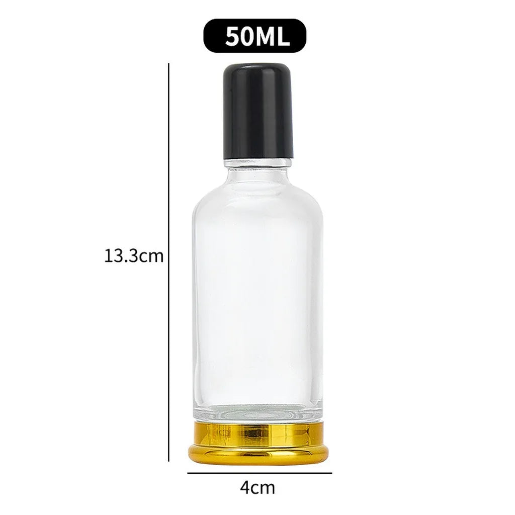Amber Glass Refillable Atomizer Bottle – Perfume & Essential Oil