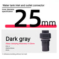 20/25/32/40mm Fish Tank Water Pipe Plastic PVC Black Tube Fittings Joint Duck Bill Outlet Aquarium Accessories Water Inlet Pipes Oasis Select Inner diameter 25mm