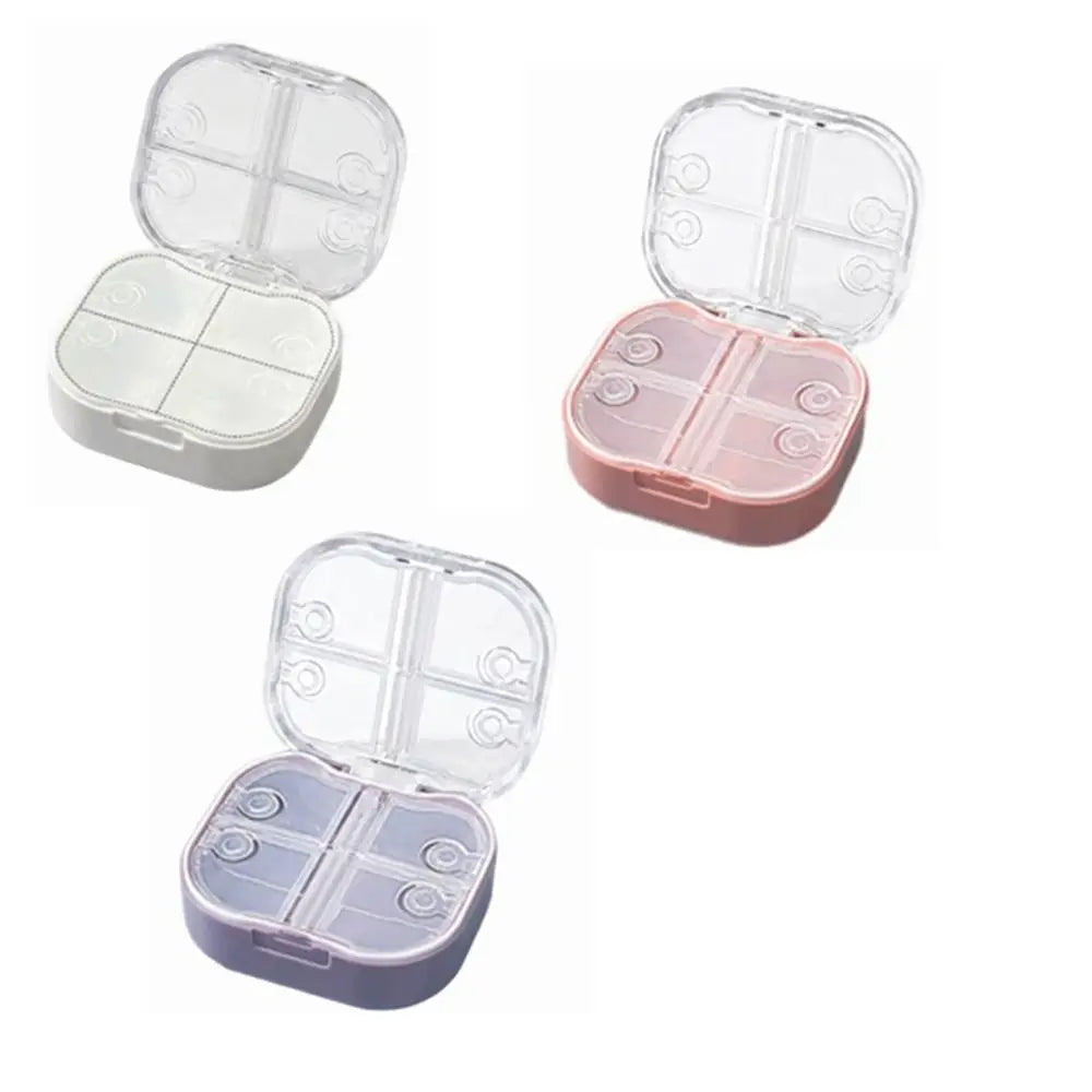 8-Compartment Portable Pill Organizer – Airtight Travel Case